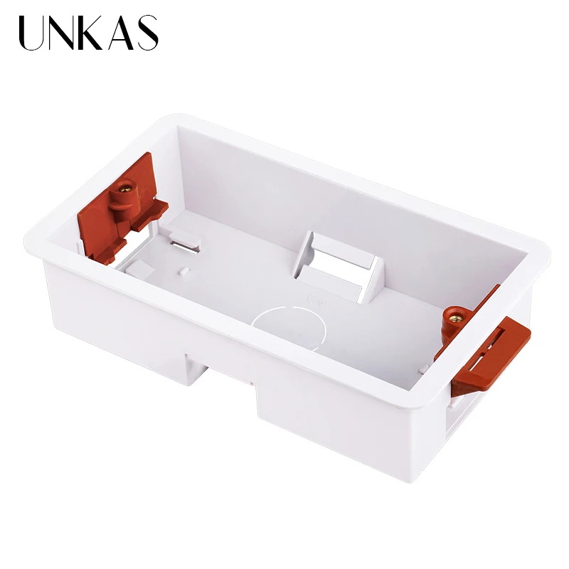86 Type 1/ 2 Gang Dry Lining Box Gypsum Board Plasterboad Drywall 35mm Depth Wall Switch Socket Cassette 146mm 172mm