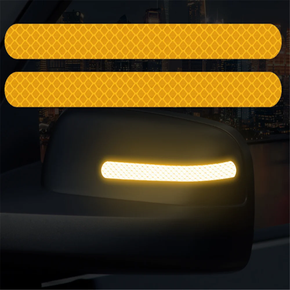 Car rearview mirror reflector sticker for Mitsubishi motors asx lancer 10 9 x outlander xl pajero sport 4 l200 carisma | Автомобили и