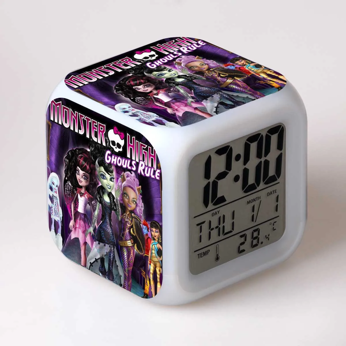 11 Высокий мультяшный будильник детская игрушка Led Reloj будильник, цифровой Электронные часы с будильником Wake Up Light Table Reveil Wekker - Цвет: 11