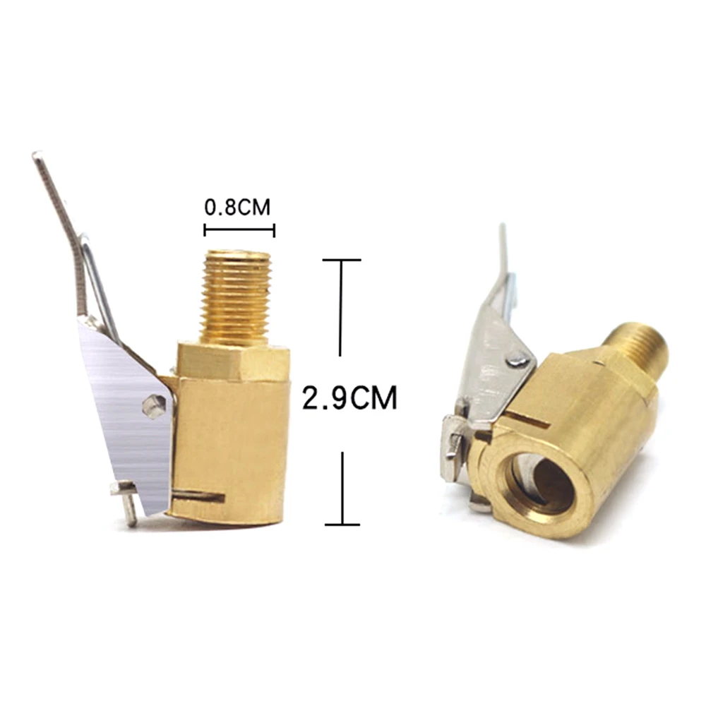 1 шт. шиномонтажный клапан пневматический патрон шины автомобиля быстроразъемный адаптер разъем латунные щипчики-на