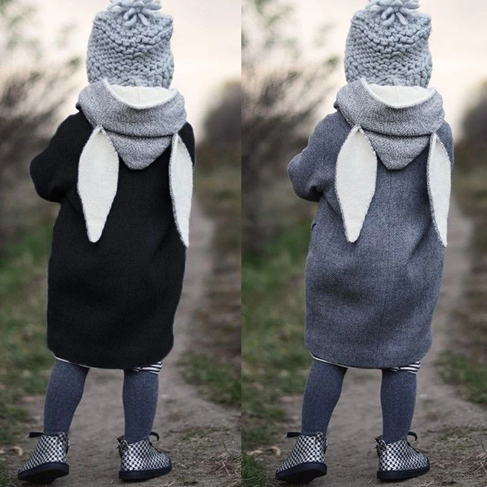 Детские зимние теплые хлопковые толстовки с капюшоном для маленьких девочек, верхняя одежда, плащ, куртка на пуговицах, пальто, От 1 до 5 лет куртка для девочек