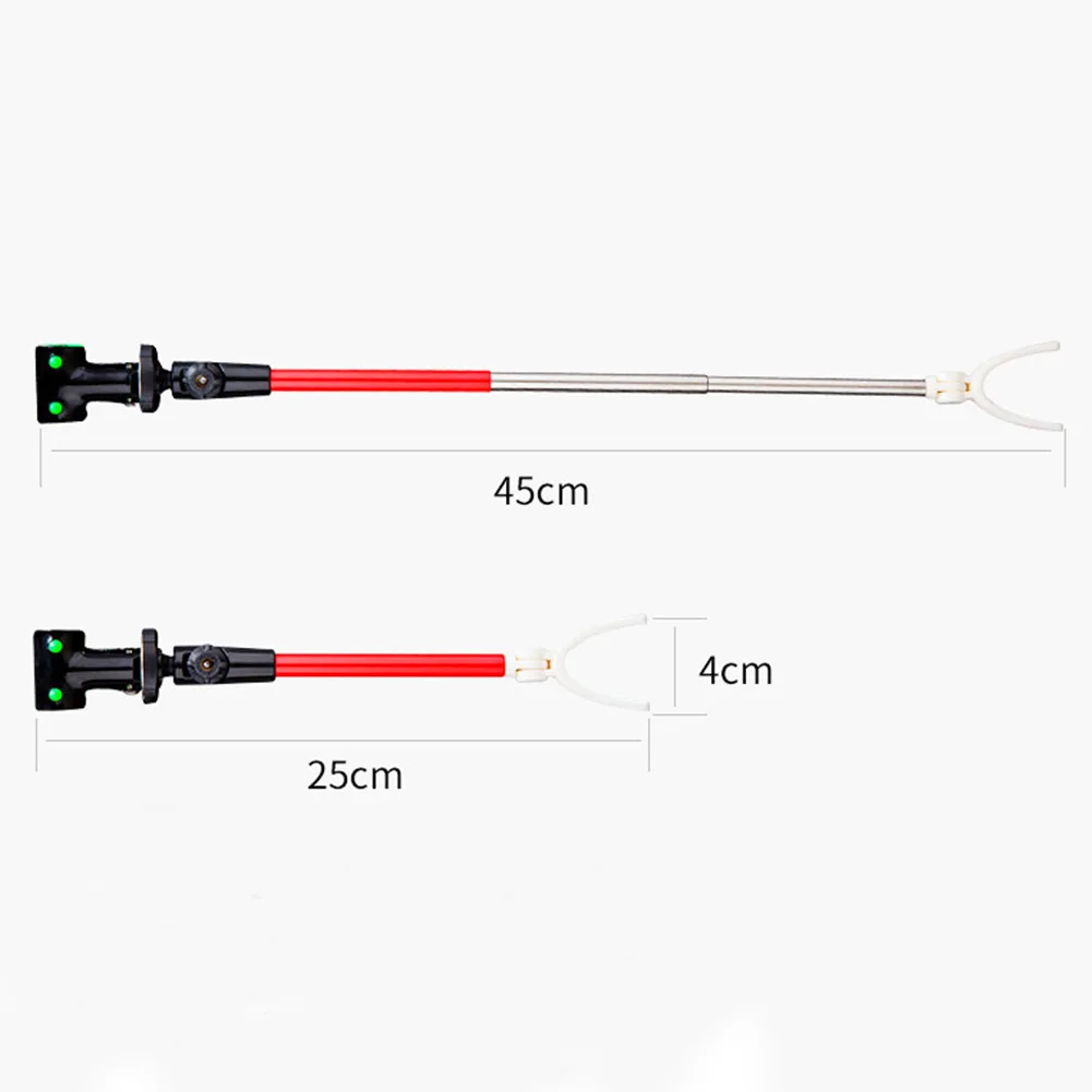 Растягивающаяся подставка Angler Pole кронштейн углеродная задняя рука держатель удочки простые аксессуары Телескопический гаджет вращающийся