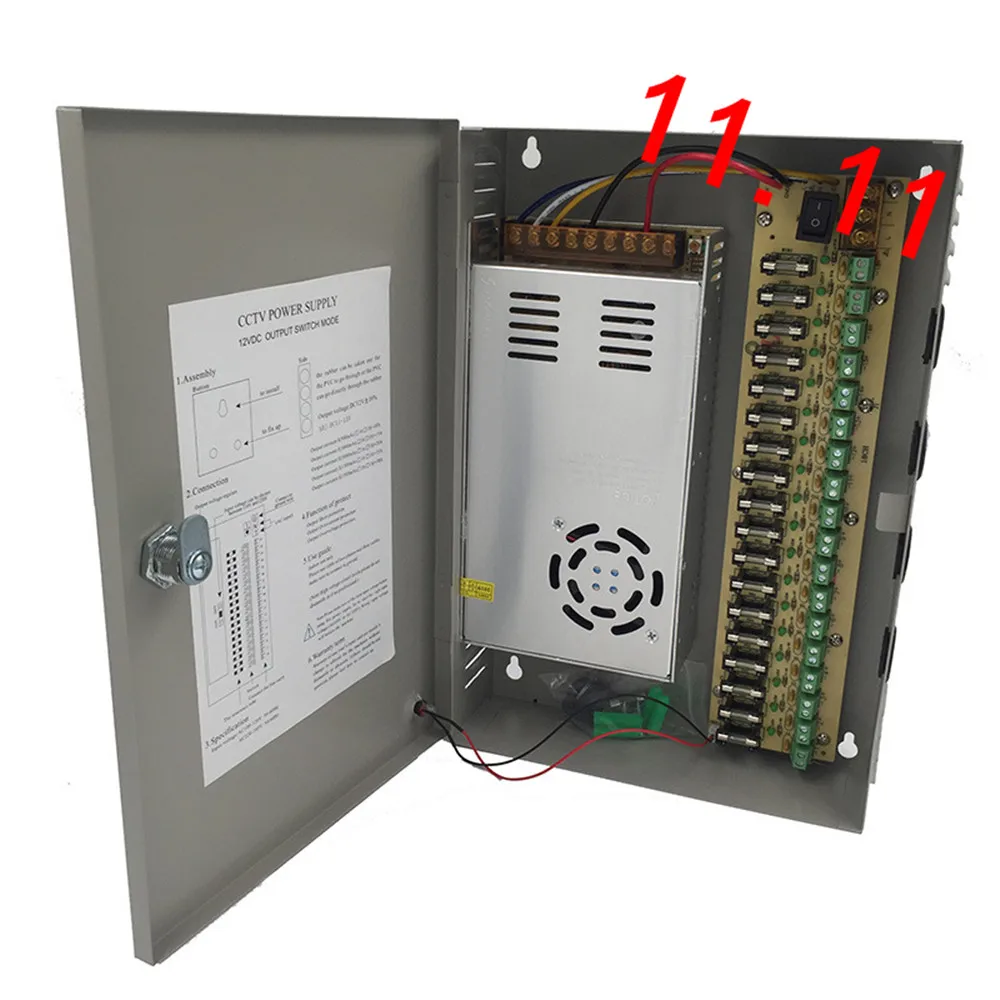 Ac220v To Dc12v Poe Injector 12v20a 240w 12v30a 360w Display Power