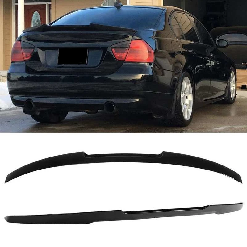 Unpainted For BMW 3-Series E90 A Roof & High Kick Performance Trunk Wing Spoiler