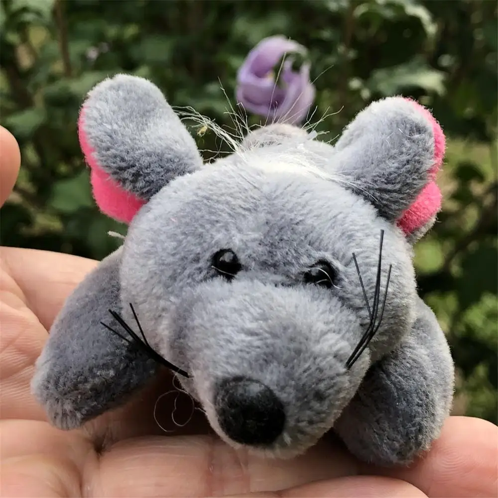 

5 Pcs Grey Color Mouse Stuffed Plush Fridge Magnet, Kids Learning & Home Decoration Gift Free Shipping