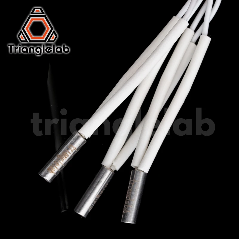 Cartucho de Impressora 6x20 mm 24 12 60w com Cabo 100cm para v6 Hotend Vulcão Mk8 Mk9 Cr10 Ender Trianglelab3d - Imagem 5