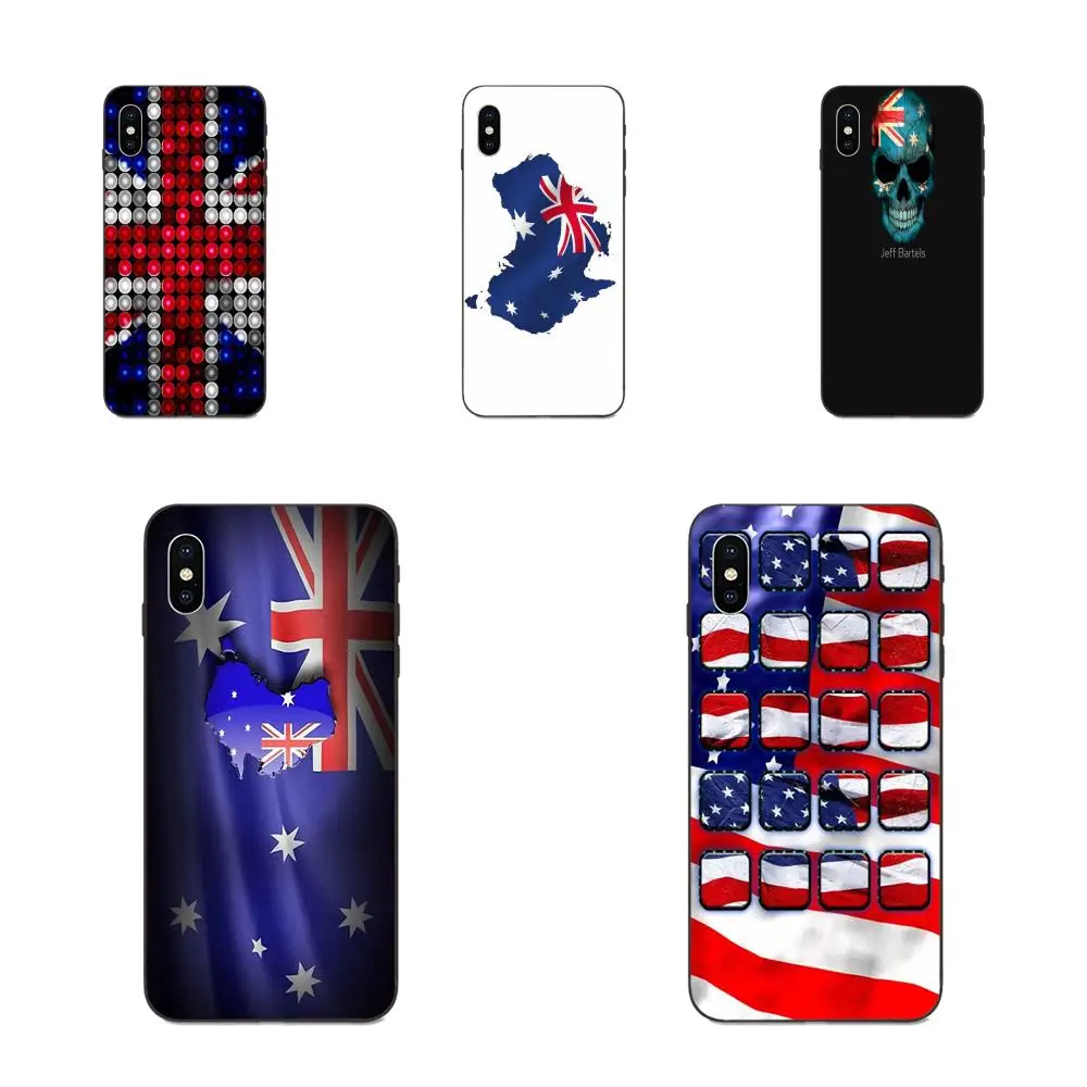 Резиновые сотовый Чехол для телефона Австралия Флаг Galaxy C5 C7 J1 J2 J3 J330 J5 J6 J7 J730 M20 M30 Ace