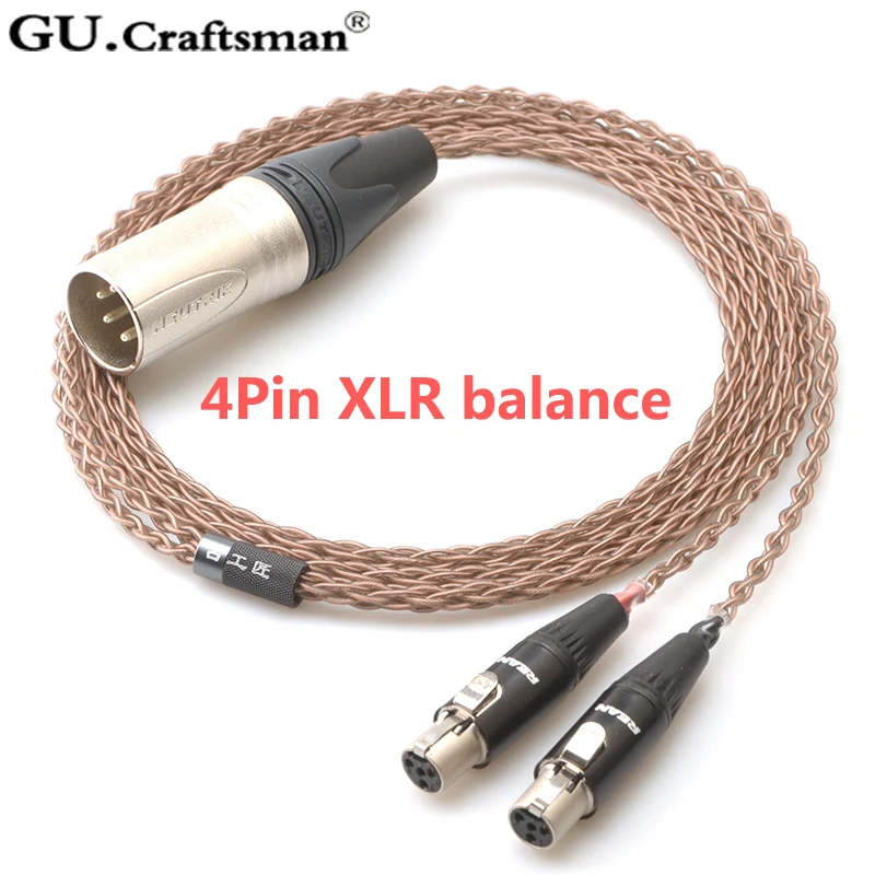 GUcraftsman 6N OCC copper for AUDEZE LCX-X LCD-XC