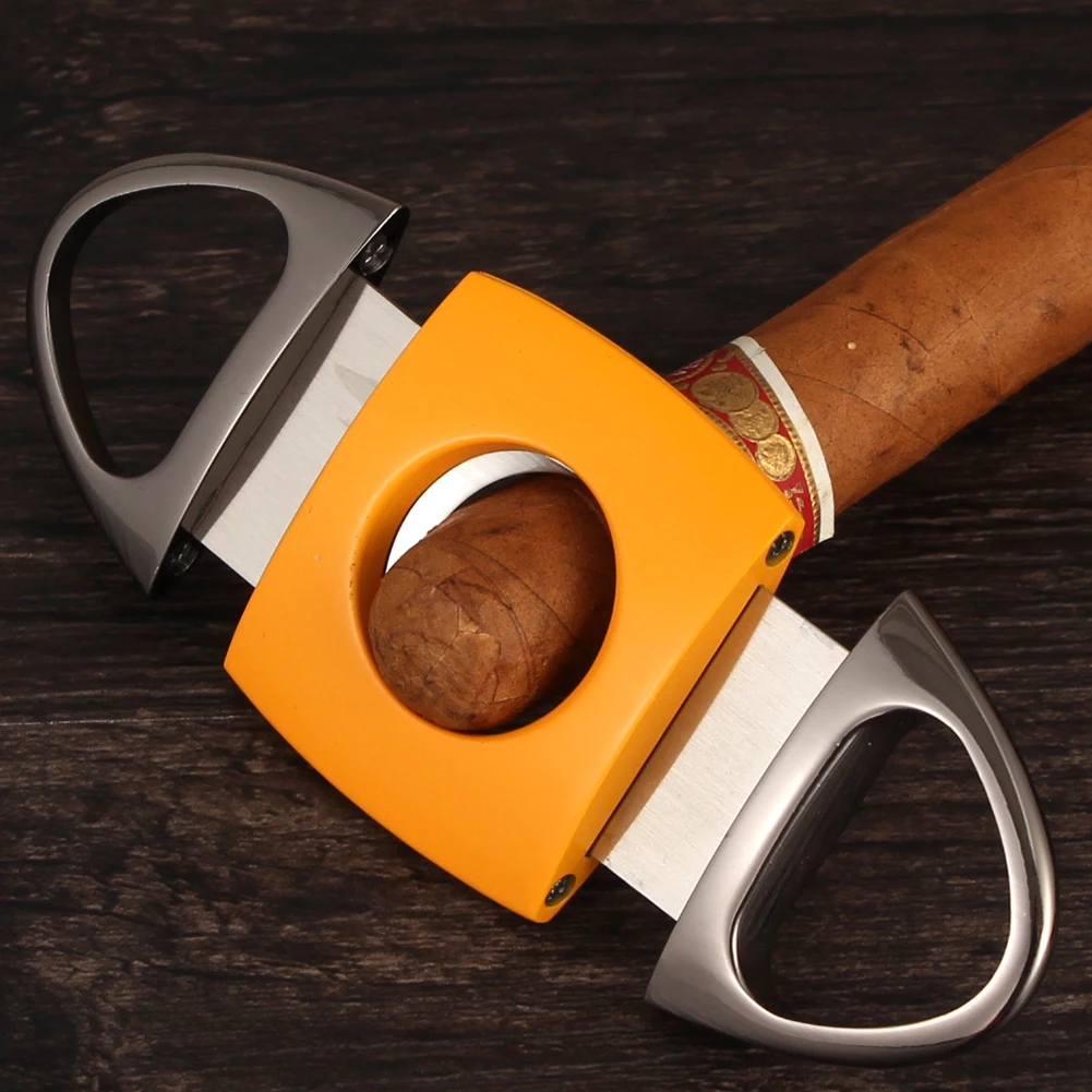COHIBA зажигалка для сигар набор аксессуаров металлическая зажигалка с горелкой газ-бутан ветрозащищенная зажигалка Металл острый сиггар резак