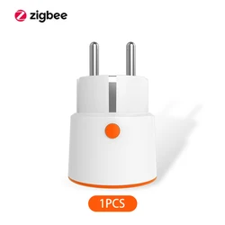 Prise d'alimentation intelligente Tuya Zigbee 1/5, 3.0 pièces, 16a, prise ue, 3680W, télécommande, fonctionne avec Alexa et Tuya Hub, nouveau 