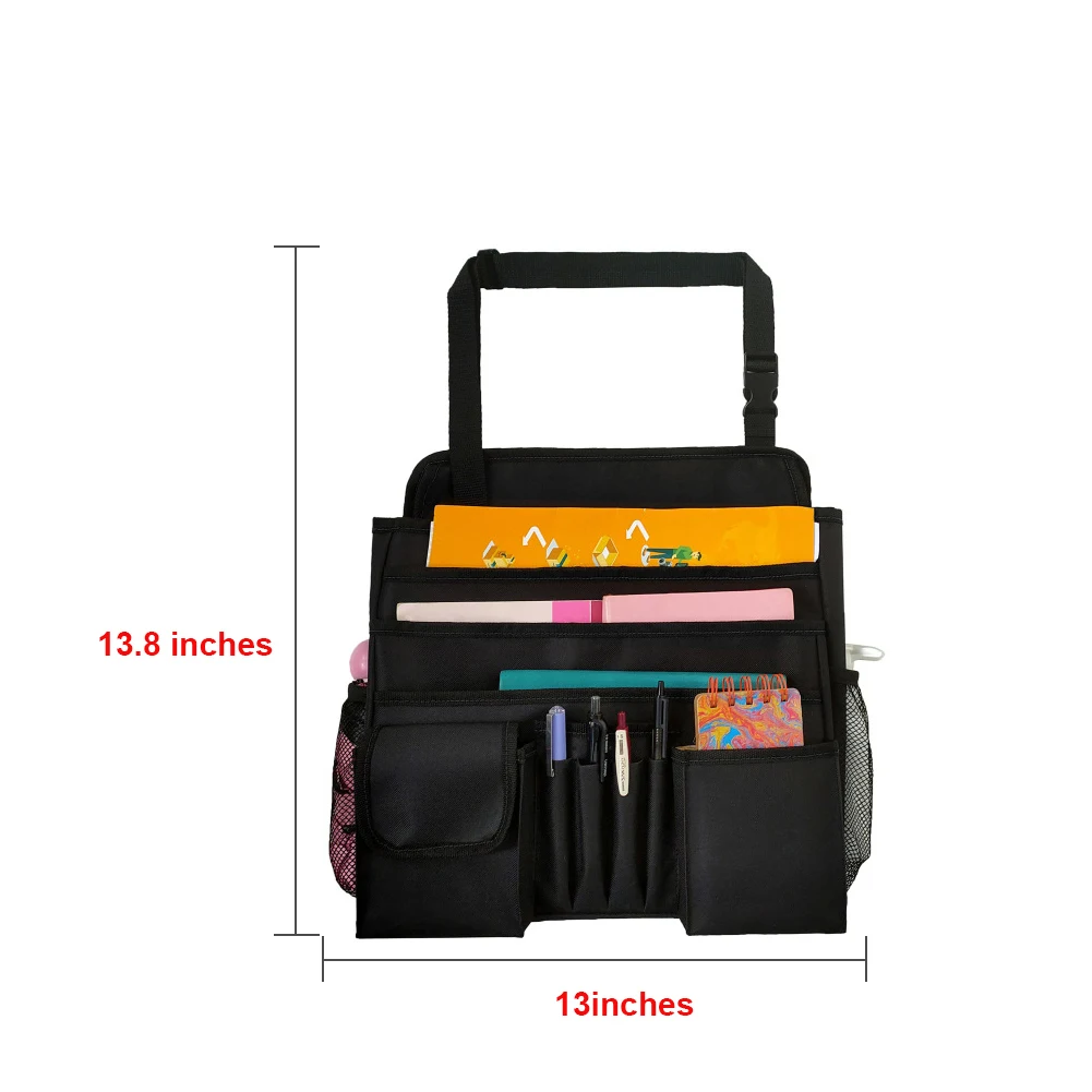 Accessories Multifunctional Office Supplies Pocket Car Seat Computer Organizer Storage Bag Upright Hanging Universal Interior