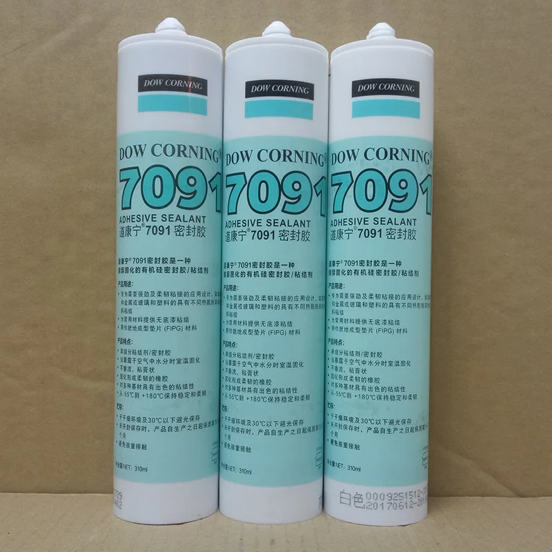 1pcs Dow Corning 7091 Silicone Rubber DC7091 Electronic Sealant Dow Corning Electronic Silicone Glass Glue 310ML