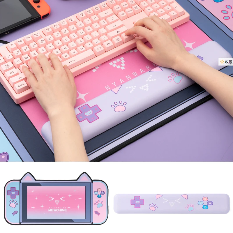 Коврик для мыши с кошачьими ушками нескользящий коврик Мягкий Силиконовый