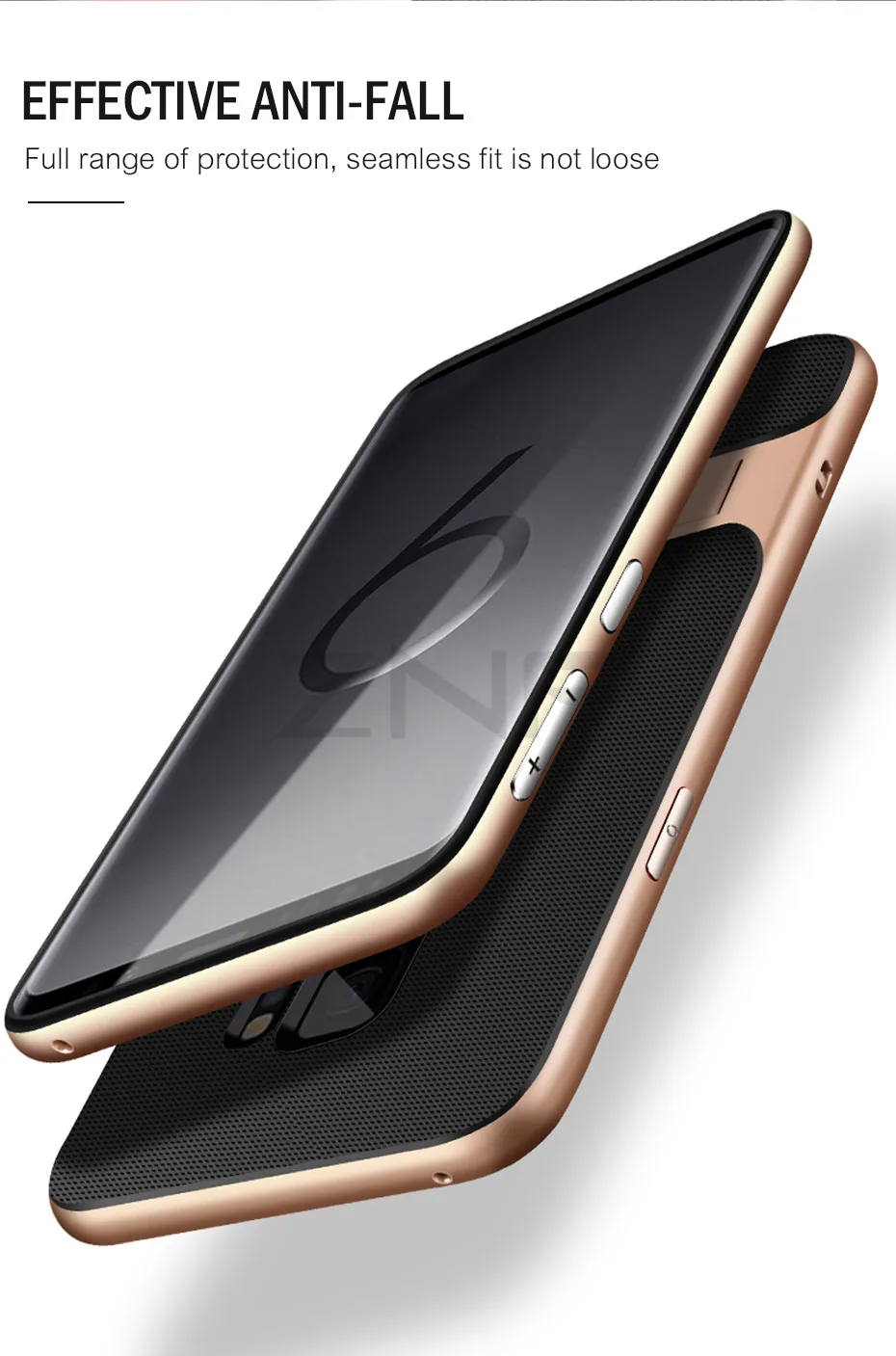 ZNP роскошный держатель чехол для телефона для samsung Galaxy S10 S9 S8 S7 Plus S10E подставка полный чехол для samsung Note 9 10 Pro чехол s