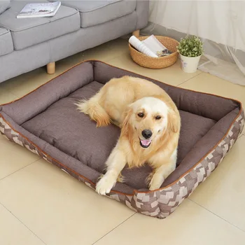

Dog Bed Soft Mat Kennel Dog Puppy Pet Supplies Nest For Small Medium Dogs Winter Warm Plush Bed House Waterproof Cloth Pet Beds