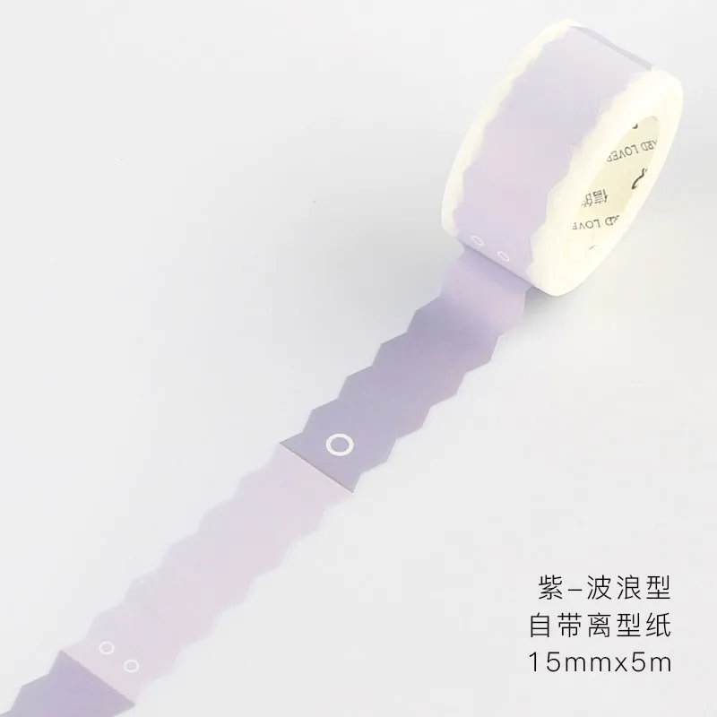 Zibolangxing15mm 10 шт/1 лот клейкая лента из рисовой бумаги серии останова декоративная клейкая Скрапбукинг DIY Бумага японские наклейки 5 м - Цвет: Zibolangxing15mm