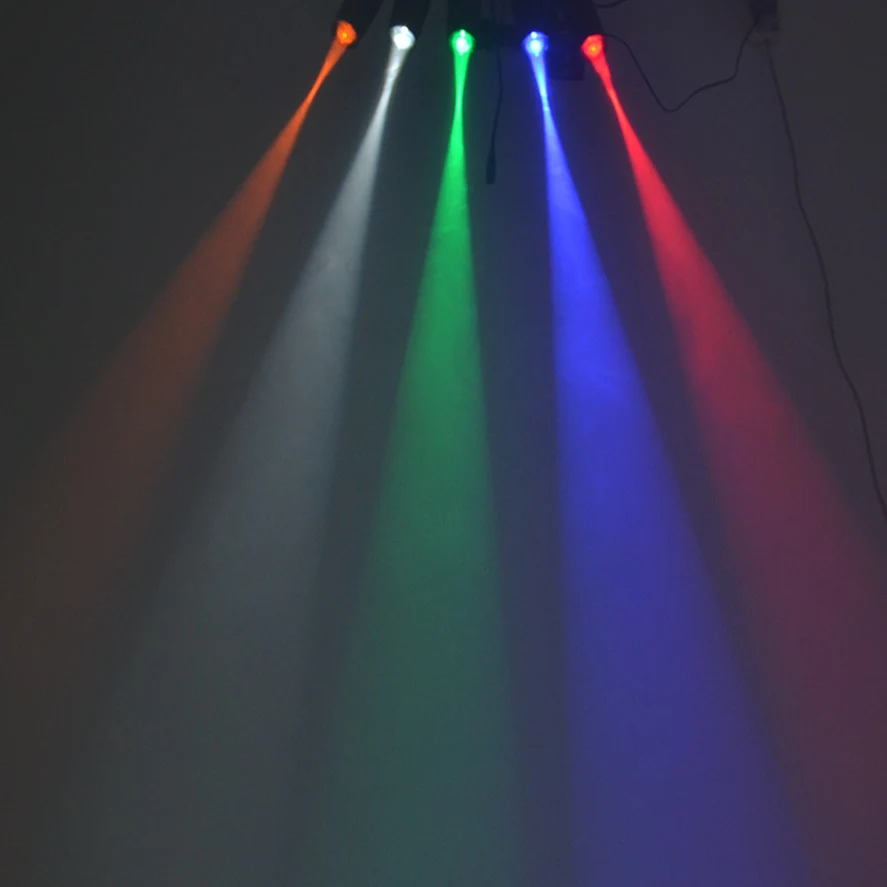 AUCD Мини Портативный 5 Вт RGB красочный Светодиодный точечный светильник Диско Зеркальный Шар прожектор KTV DJ вечерние шоу луч проектор сценические огни LEM1
