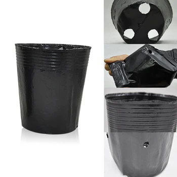 

100pcs Desktop Garden Aeration Holder Plant Pot Home Decoration Supplies Raising Bag Mini Nursery Flower Vegetation Tools