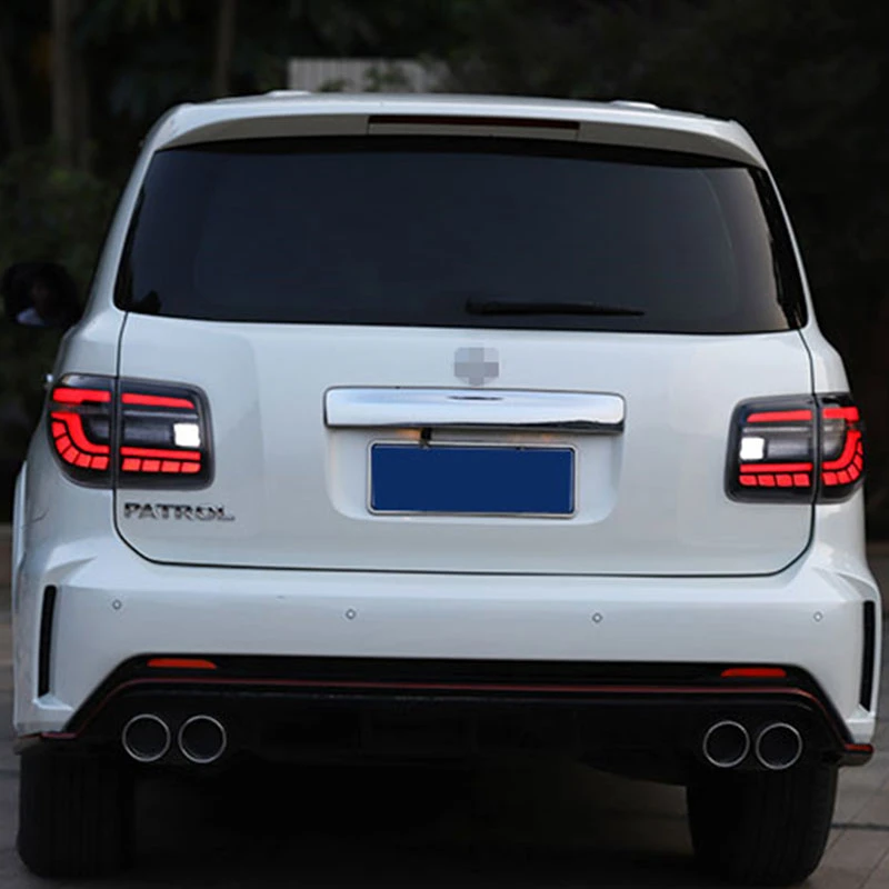 Динамический сигнал поворота Автомобильный задний светильник s для Nissan Armada задний светильник s светодиодный DRL противотуманный светильник задний парковочный светильник s для патруль 2012
