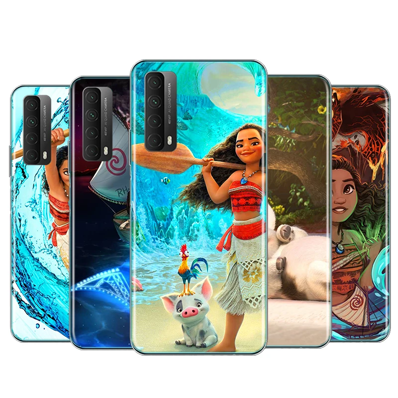 Силиконовый чехол для телефона Moana Art Disney Huawei Mate 40 30 20 20X 10 RS P Smart 2021 2020 Z S Pro Plus Lite 2019 |