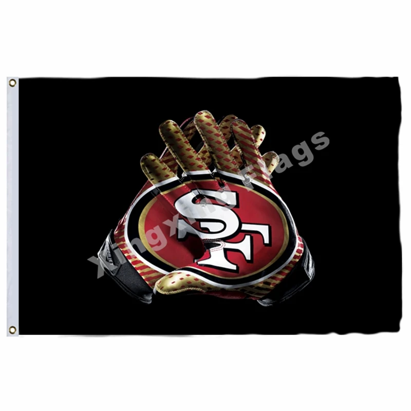 Сан-Франсиско 49ers флаг супер Кубок 3ftx5ft баннер 100D полиэстер