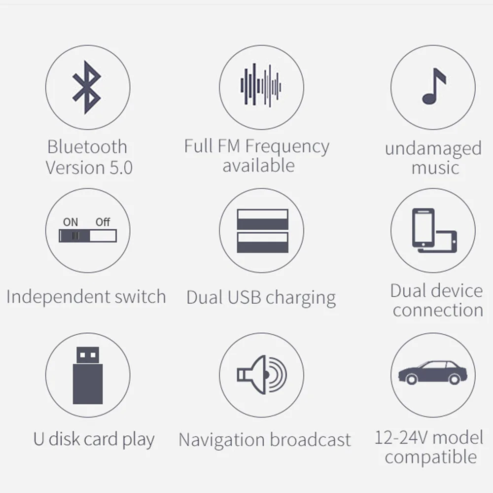 Автомобильная зарядка MP3-плеер BC06B Авто Bluetooth fm-передатчик Hands-free автомобильный Bluetooth двойной USB автомобильный музыкальный плеер
