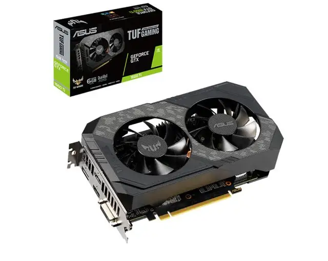 $US $404.36  ASUS TUF-GeForce GTX1660TI-O6G-GAMING 1500-1845MHz 192bit Graphics Card
