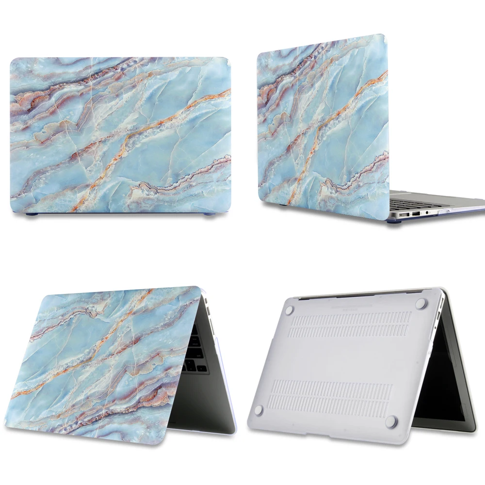 Мраморный чехол для ноутбука APPle MacBook Pro Air retina 11 12 13 15 Mac Book 15,4 13,3 дюймов Сенсорная панель рукав+ крышка клавиатуры