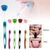 1PC Soft Tongue Scraper Oral Health Care Bad Breath Oral Dirts Remover Soft Silicone Tongue Cleaner for Kids Adults Dropshipping