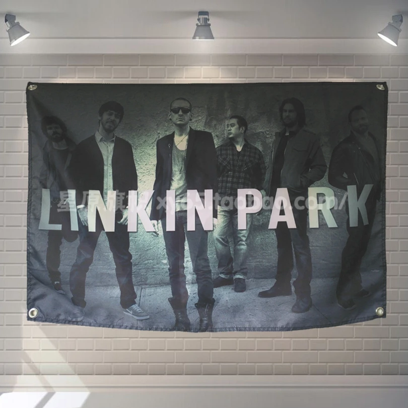 Подвесная рок-группа LINKINPARK водонепроницаемая ткань из полиэстера флаги 56 х36