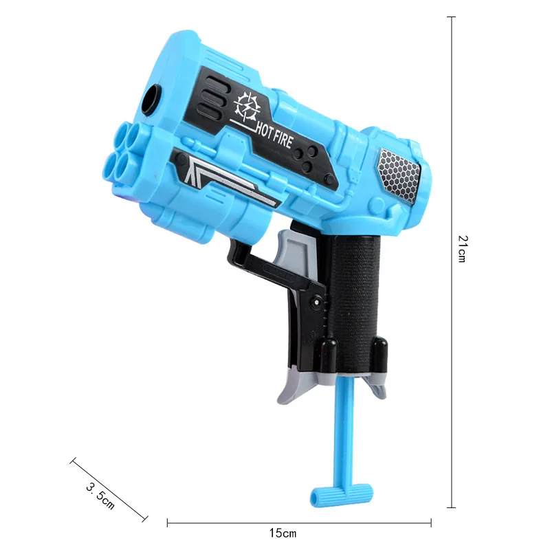 1 шт. мини ручной мягкий пулевидный пистолет игрушки наружная боевая игра игрушечное оружие ABS пластик Nerf пистолет для детей подарок