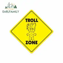 #Special Offers EARLFAMILY 13cm x 13cm for Troll Crossing Zone Xing Car Stickers Vinyl Sunscreen RV VAN JDM Accessories Graphics Glue Sticker #Special Offers EARLFAMILY 13cm x 13cm for Troll Crossing Zone Xing Car Stickers Vinyl Sunscreen RV VAN JDM Accessories Graphics Glue Sticker