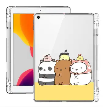 

Cute Bear For ipad Pro 11 2020 Mini 1 2 3 4 5 With Pencil Holder Clear Soft For ipad 7th 5th 6th Generation Air 3 Air 2 10.2in