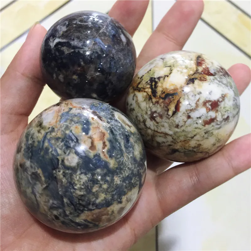 Натуральный камень Питера (Pietersite) кристалл кварца минерал сфера шар Чара