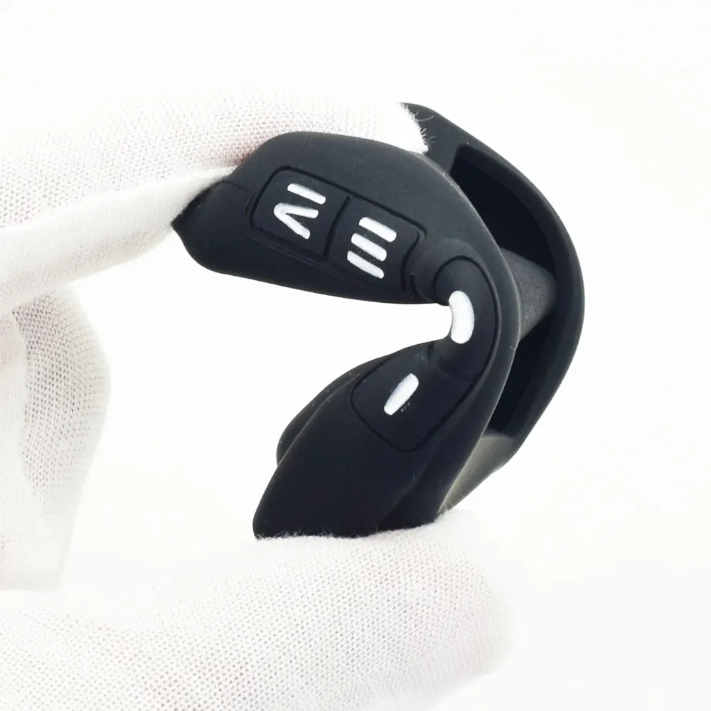 Car Key Shell Silicone Car Key Cases LCD Remote Control Protector Cover Skin For Scher-Khan Mobicar A B 1 2 3 M10 M20 Two Way Car Alarm System