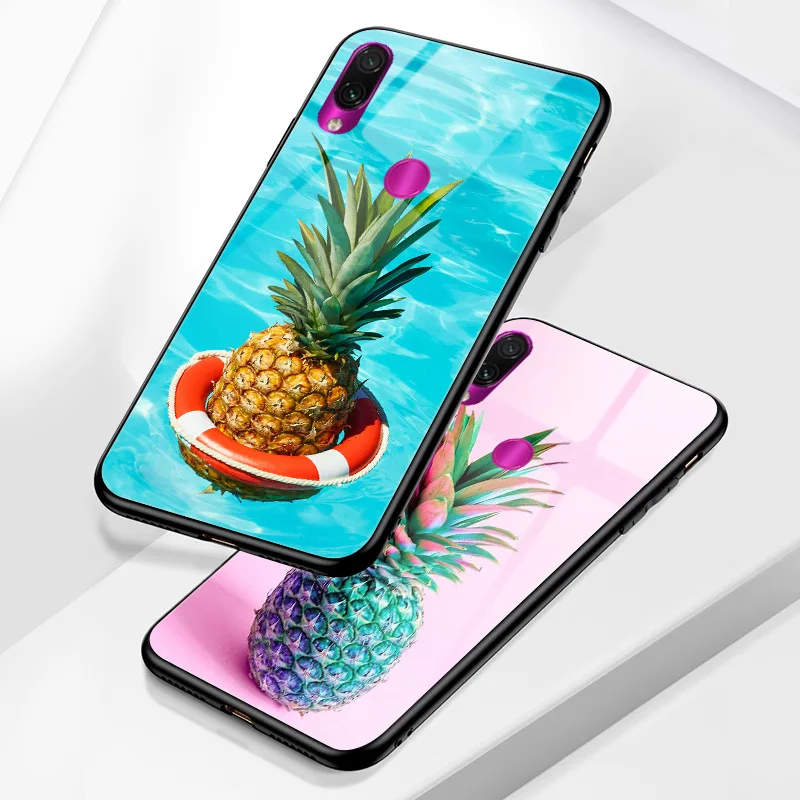 Чехол Red mi 7A 8 6A 5 Plus с рисунком ананаса для Funda Xiao mi Red mi Note 7 5 6 8 Pro Чехол для телефона Xiomi Red mi K20 mi 9T Pro Чехол из ТПУ