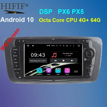 

Octa Core PX6 Android 10 Car DVD GPS navigation autoradio for Seat Ibiza 2009 2010 2011 2012 2013 4GB RAM 64GB ROM Free Map