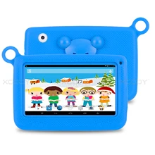Tablette Android 8.1 de 7 pouces pour l'apprentissage et l'éducation des enfants, quadricœur, meilleur cadeau