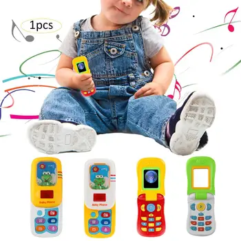 

Children's Simulation Music Mobile Phone Infant Toys Baby Telephone Great Learning Machine
