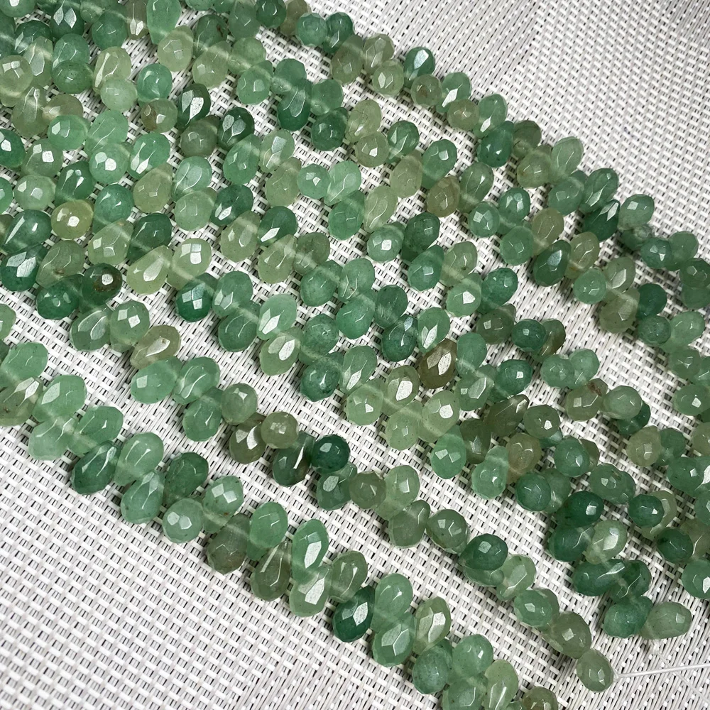 Přirozený kámen voda hroutit se vzhled faceted broušené sklo semifinished volné korále pro šperků vytváření DIY řetízek náramek příslušenství