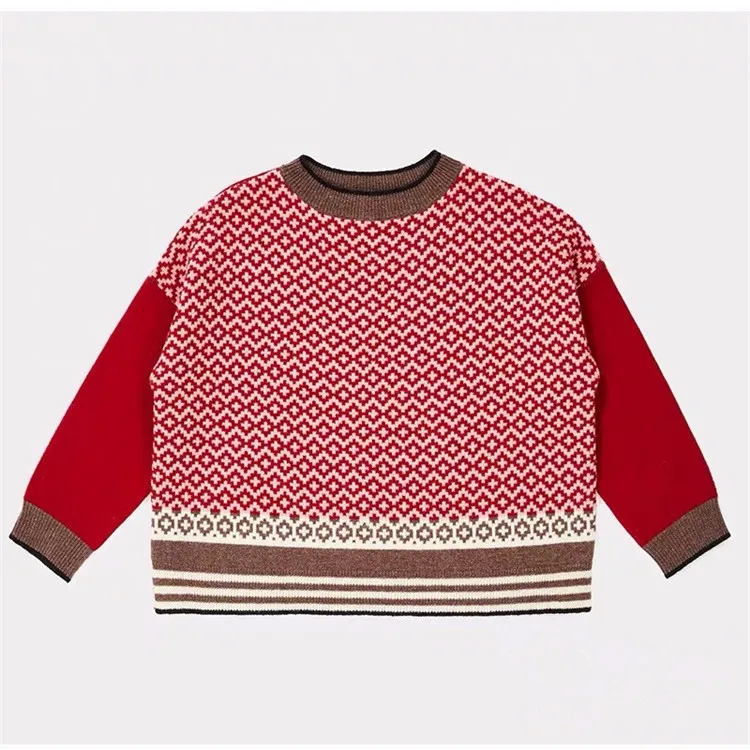sweater Детские свитера; коллекция года; Новинка; брендовая одежда для мальчиков; сезон осень-зима; платье для девочек; Модный вязаный пуловер; хлопковые топы для маленьких детей; верхняя одежда - Цвет: sweater