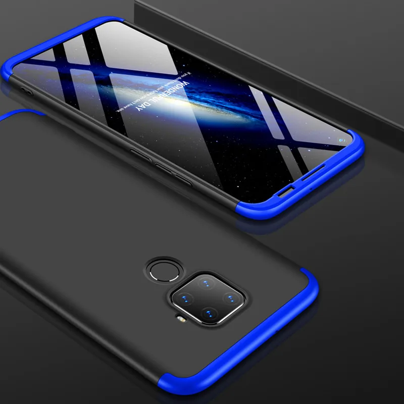 Redmi Note 8T 360 чехол Цветной 360 полная защита корпуса чехол матовый Жесткий чехол для телефона для Xiaomi Redmi Note8T с Стекло протектор
