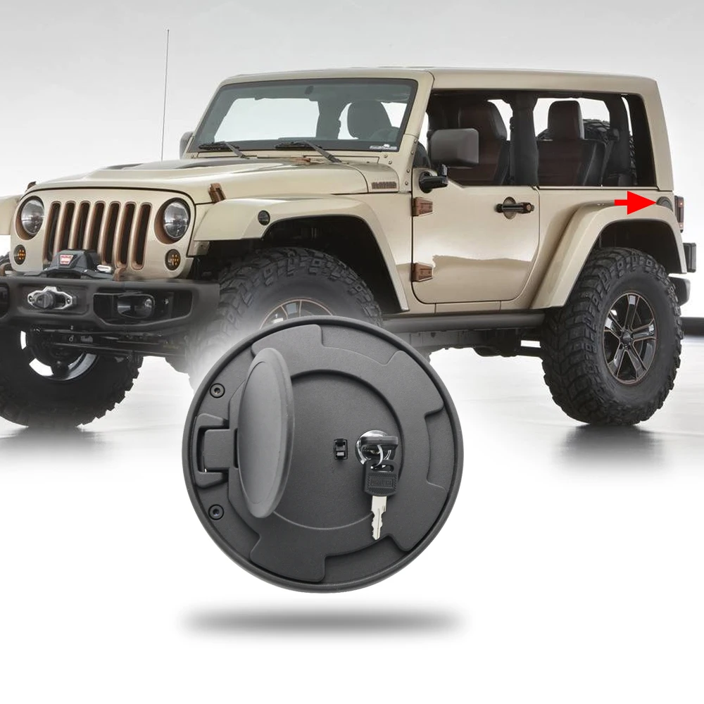 Черные крышки топливного бака автомобиля с ключом крышка масла Wrangler