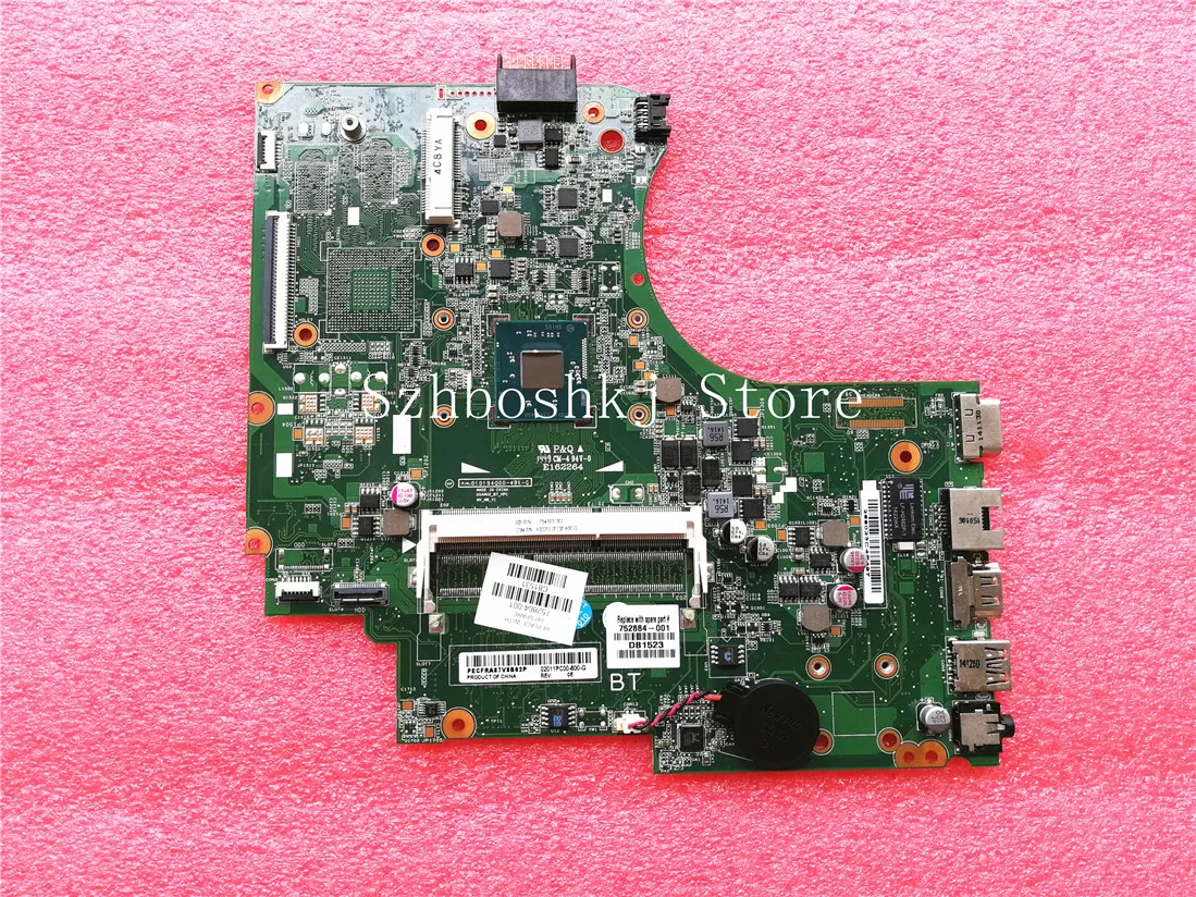 752884-501 Free Shipping 752884-001 for HP 14-D 240 G2 246 Laptop Motherboard P/N 010194Q00-491-G N2820 Mainboard 100%Tested | Компьютеры