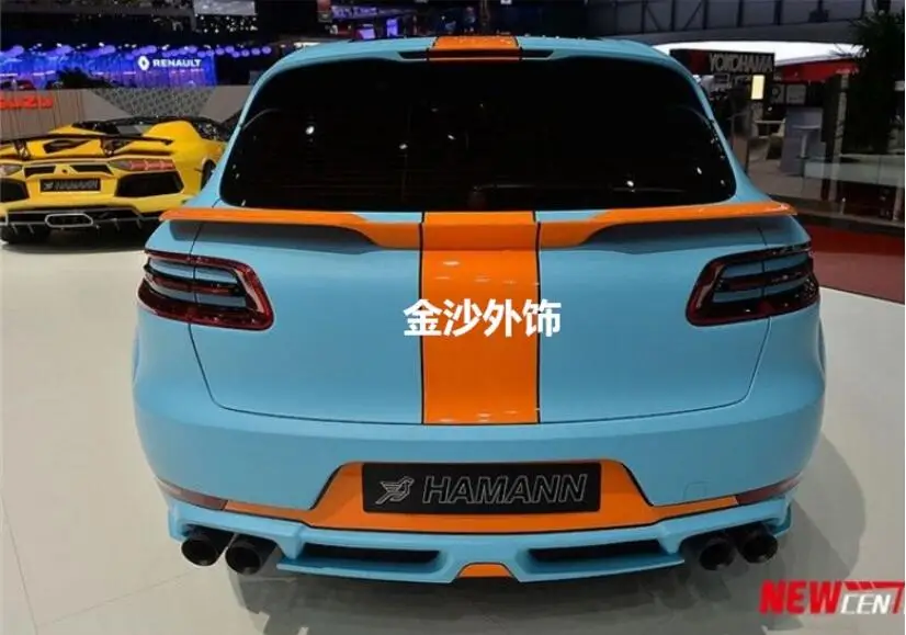 ABS/углеродного волокна заднее крыло багажника выступ Спойлеры подходит для Porsche Macan