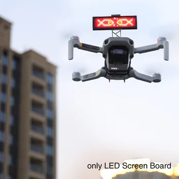 

ABS LED Screen Board Graphic Display With Bracket Easy Install DIY Advertising Drone Accessory Wedding Party For DJI Mavic Mini