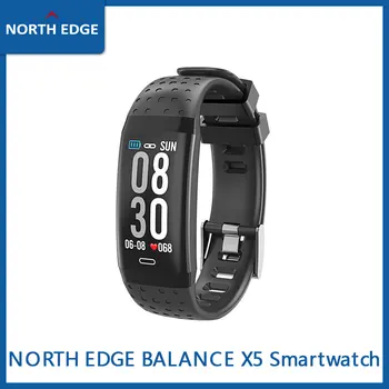 

North Edge Smart Bracelet Color Screen Heart Rate Monitor Smart Band Multi-Sport Smart Band Fitness Running Wristband Balance X5