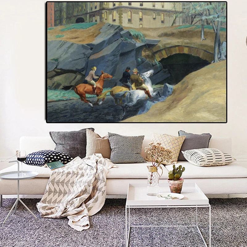 

Edwardor Hopper Bridles Path Canvas Posters Prints Wall Art Painting Oil Decorative Picture Modern Living Room Home Decoration