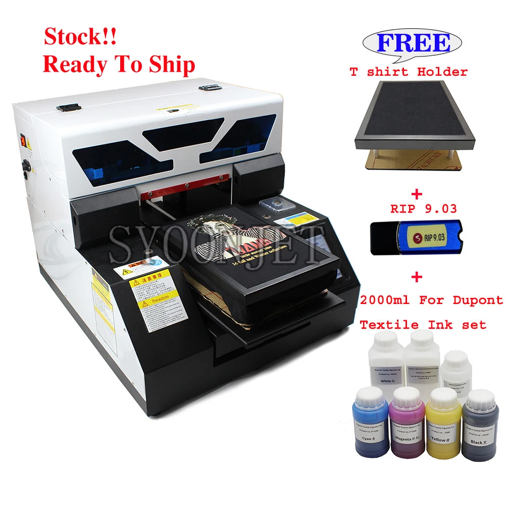 Dual-use Touch Screen A4 UV printer DTG Tshirt textile fabric UV printing  machine a4 for bottle phone case Jeans Metal wood pen - AliExpress