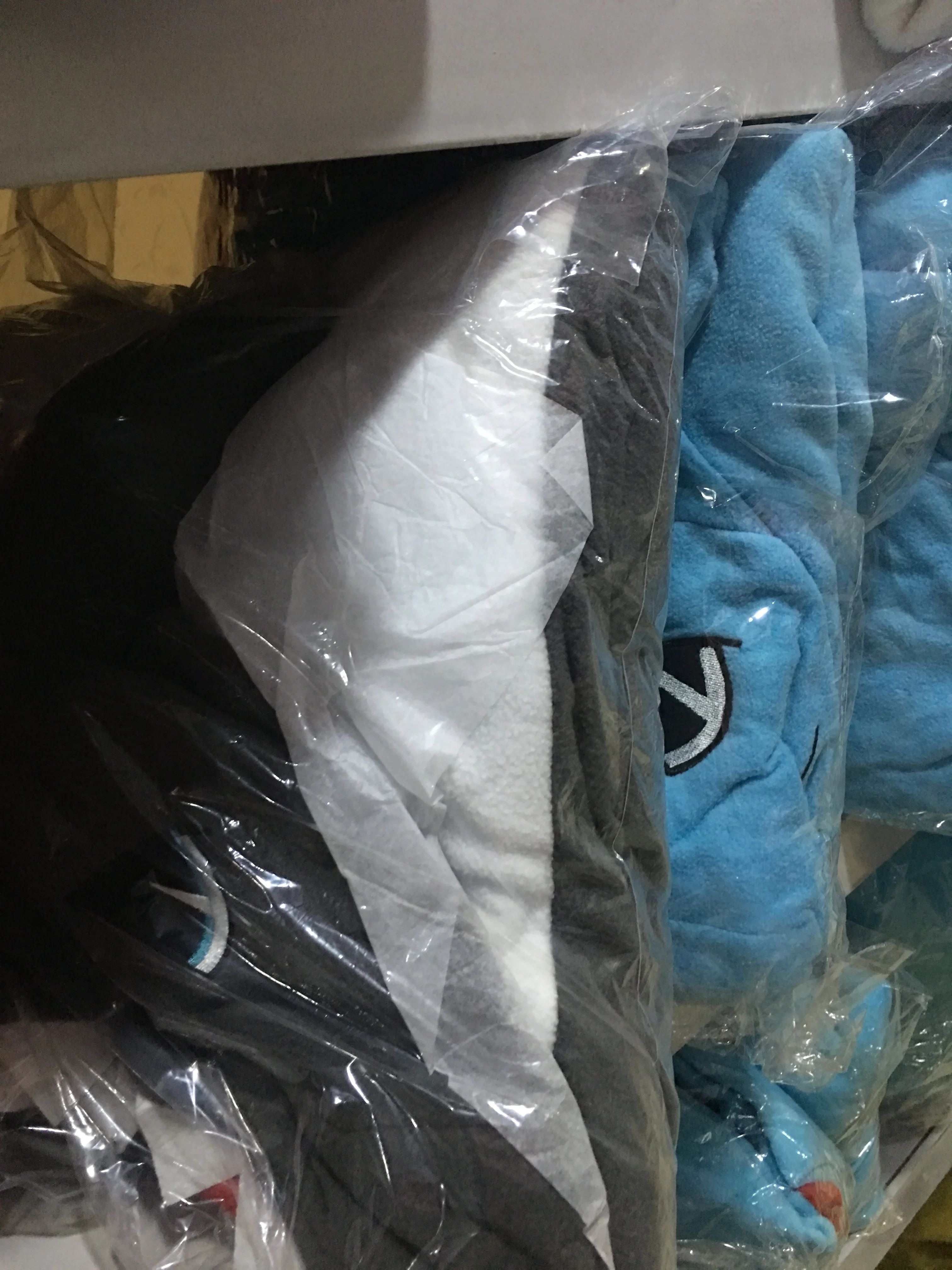 Kigurumi/Новинка Пижама унисекс с изображением животных синими акулами Мягкие